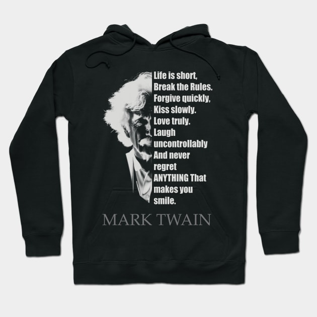 Mark Twain quote Hoodie by BAJAJU